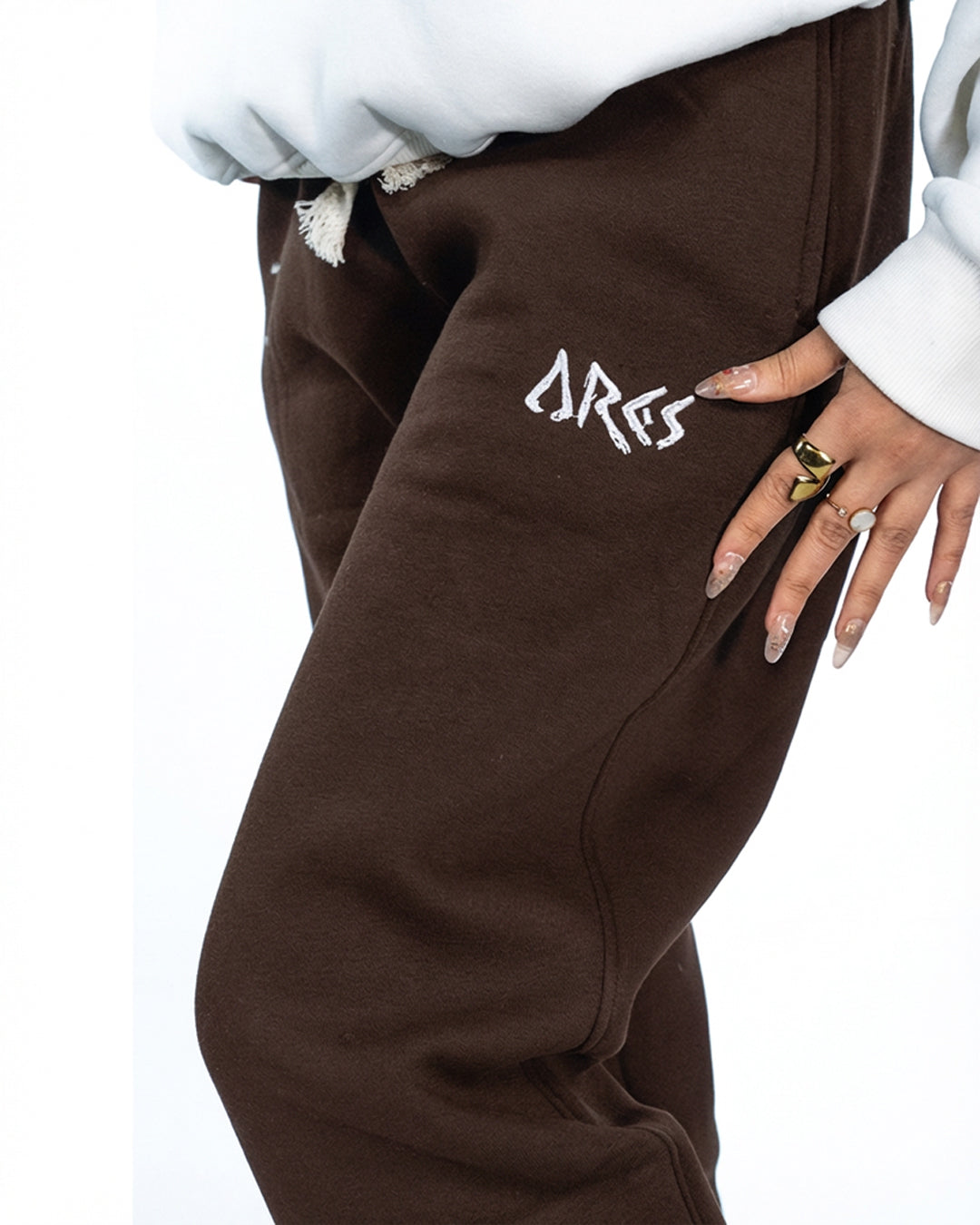 Dark Brown Sweat Pants